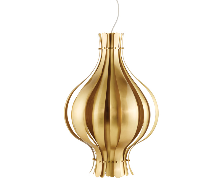 Onion Brass Pendant Lamp Spatial Lighting